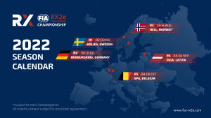 Provisional 2022 FIA RX2e Championship calendar revealed, QEV